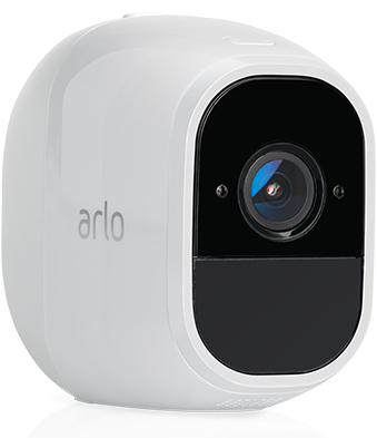 Arlo wireless security camera: a small white rounded camera