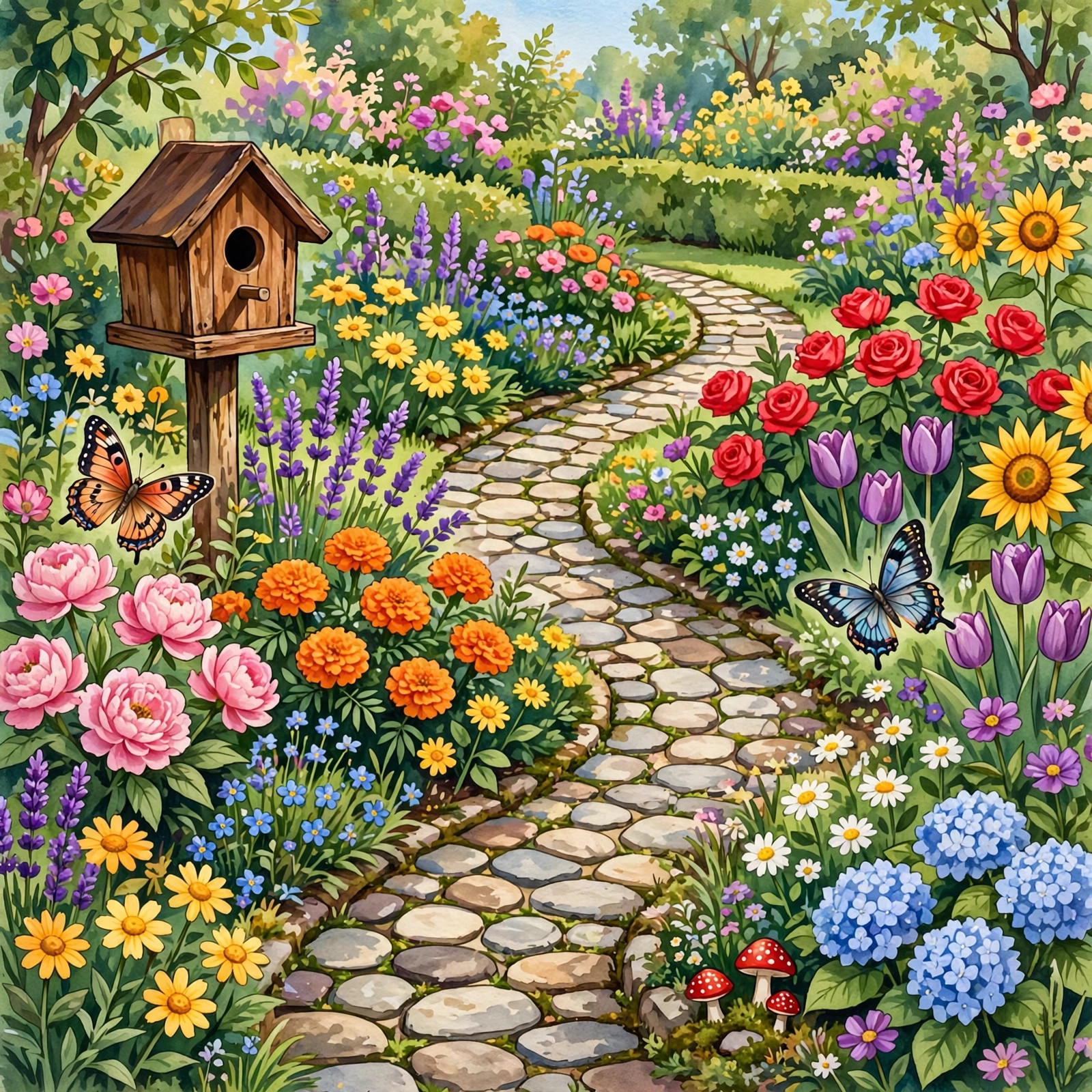 Flower garden