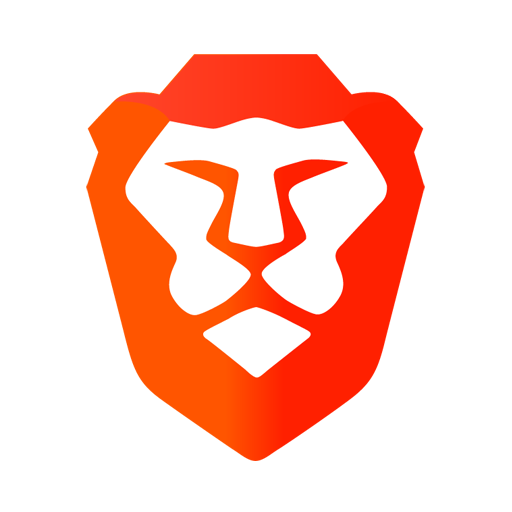 Brave browser icon: an orange lion head