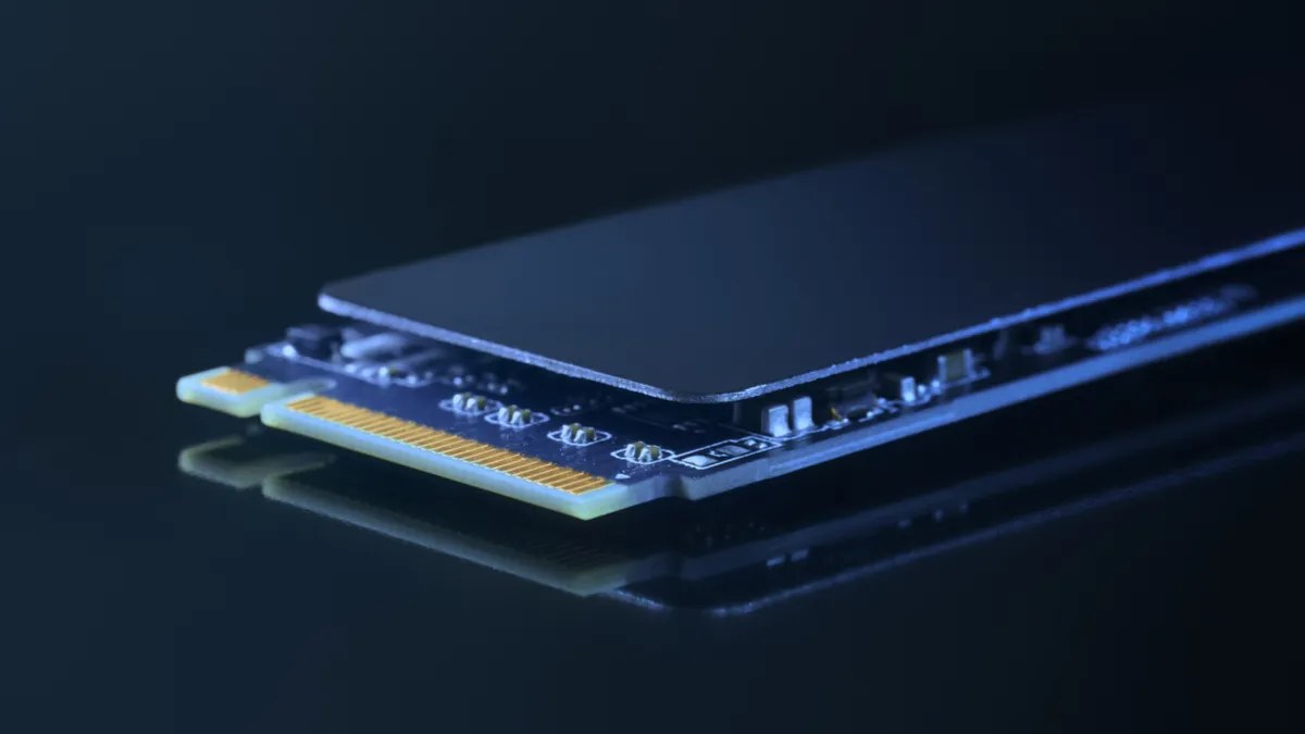 A solid-state storage drive